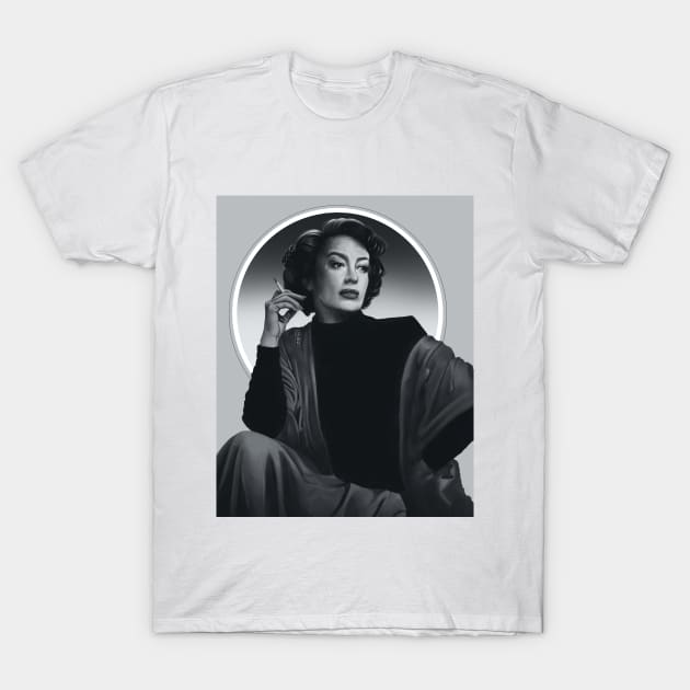 Joan Crawford (ver 2.) T-Shirt by CherrySketch